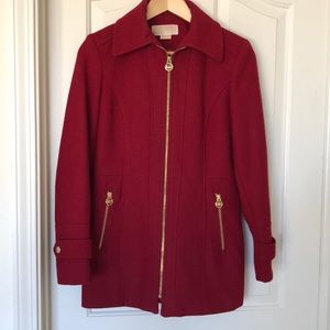 Red and gold Michael kors Coat